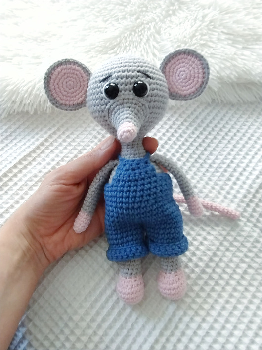 misie i maskotki Mysz Marek, myszka, szczur, szczurek