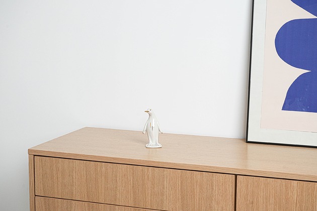 figurki i rzeźby Porcelanowa figurka pingwin, włoski design, lata 70, produkcja: Włochy