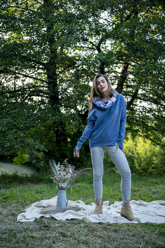 Bluza z kominem z dzianiny Nublouse Nubee