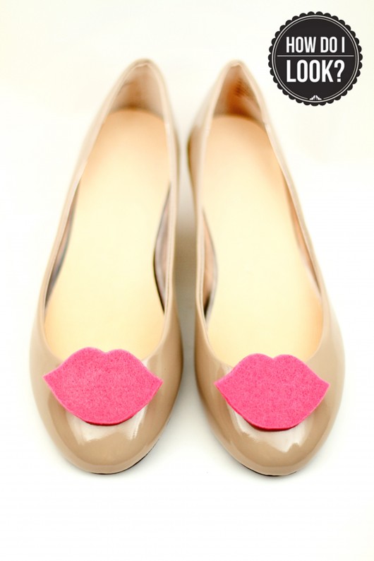 Kiss Me - Pink - klipsy do butów HowDoILook