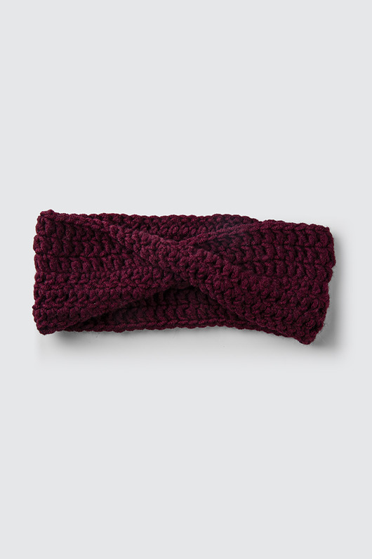 Opaska z węzłem z wełny merynosa handmade HisOutfit