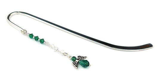 Świąteczna zakładka – Szmaragdowy anioł Hundred Bookmarks
