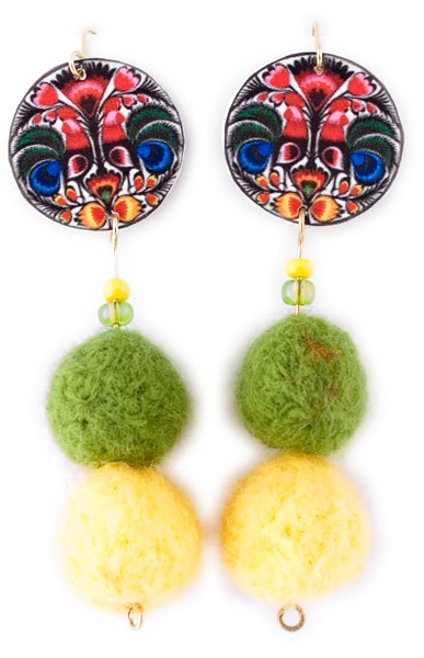 Kolczyki Filcowa Elegancja TWINS