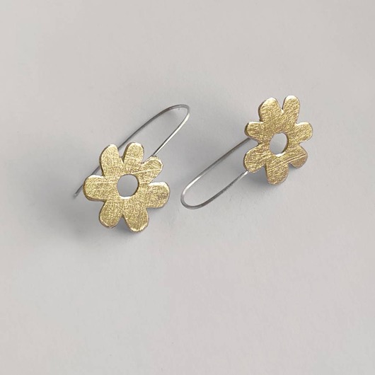 kolczyki - inne Kolczyki srebrne KWIAT