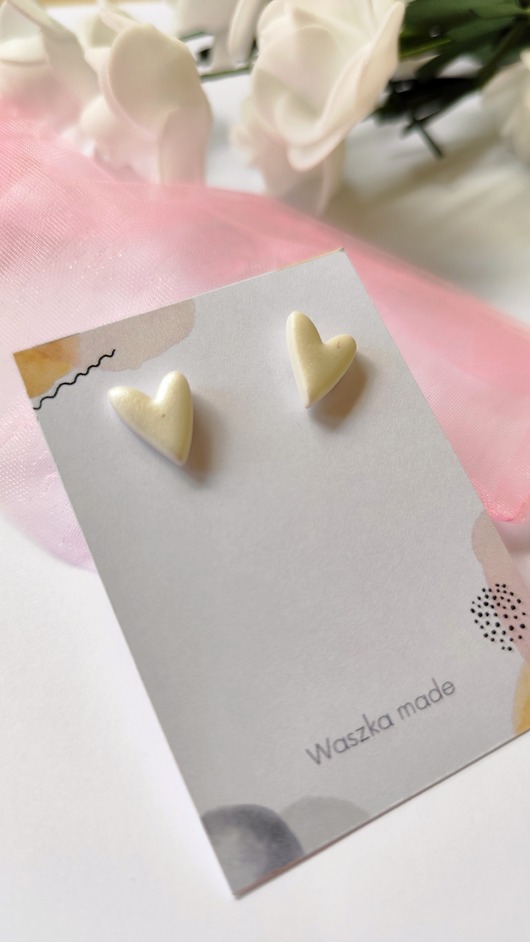 kolczyki z masy plastycznej Kolczyki Elegant