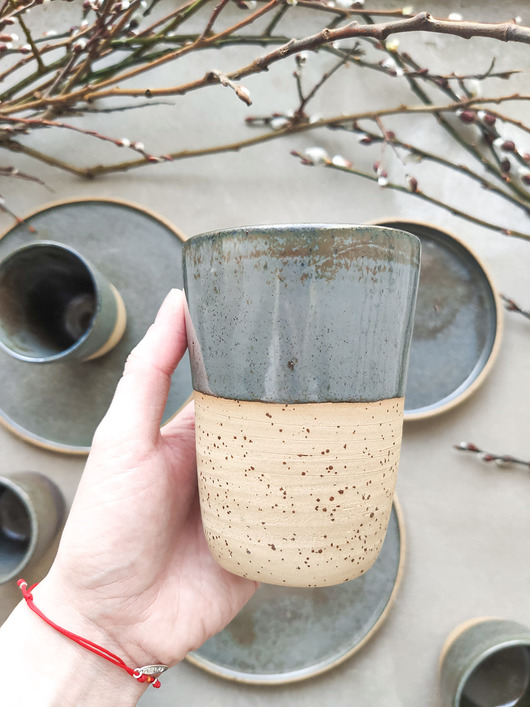 Ceramiczny kubek Metalik 380 ml POTPOTSTUDIO