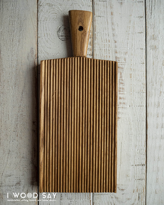 kuchnia - różne Dębowa deska do gnocchi