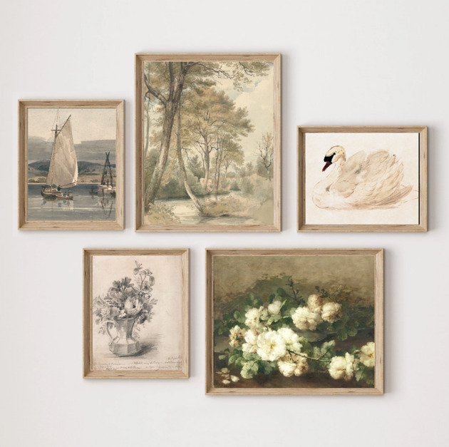 obrazy Vintage obrazy malarstwo galeria ścienna stare