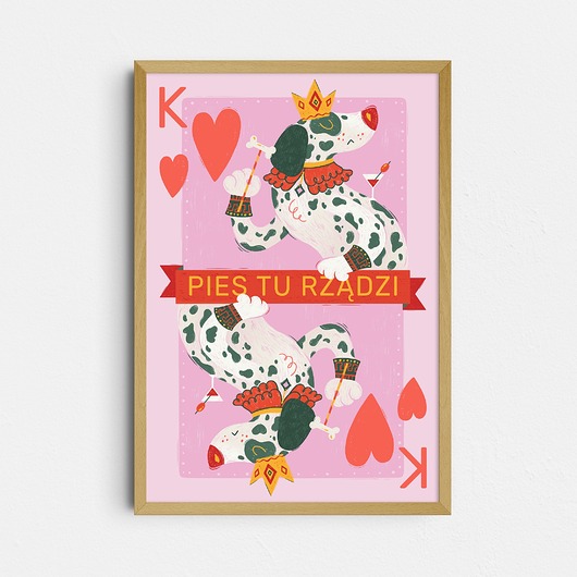 plakaty Plakat "Pies Król"