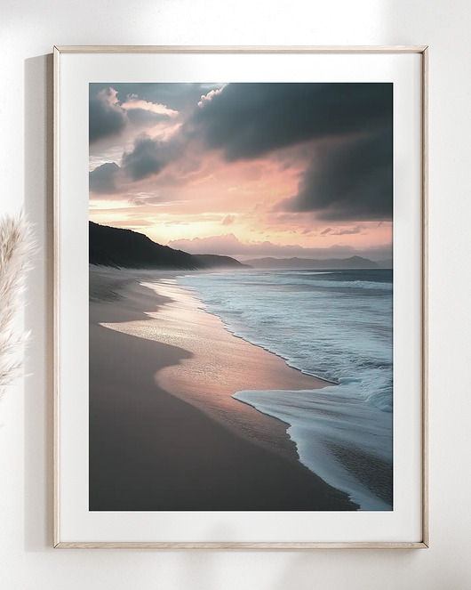 plakaty Plakat Ślady oceanu