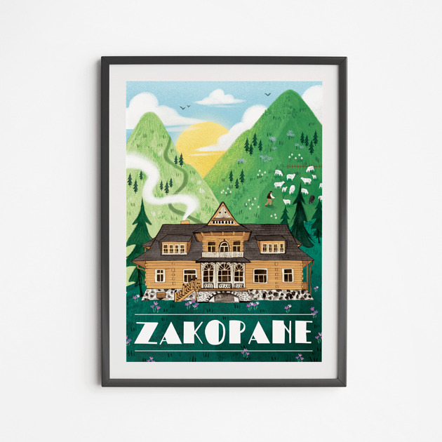 plakaty Plakat Willa Zakopiańska