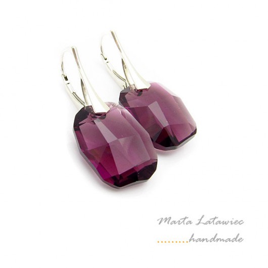 kryształ Swarovski >Wino jeżynowe< Marta Latawiec