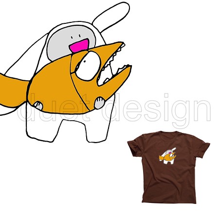 T-shirt duet design 014 Duet design