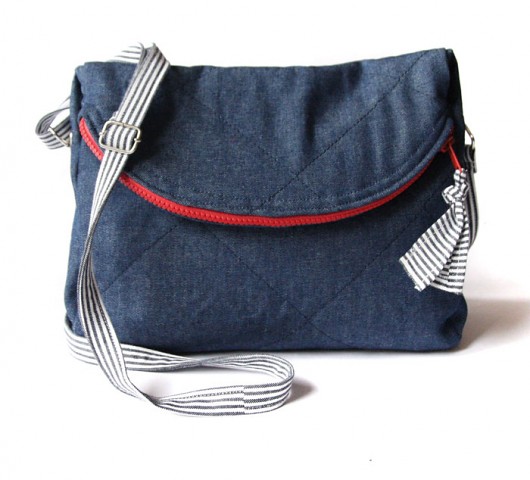 torebka midi - denim&stripes - elfagado