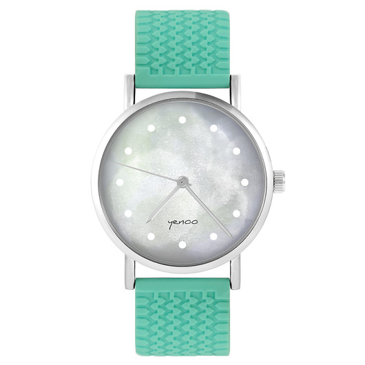 zegarki unisex Zegarek - Szary - silikonowy, turkus