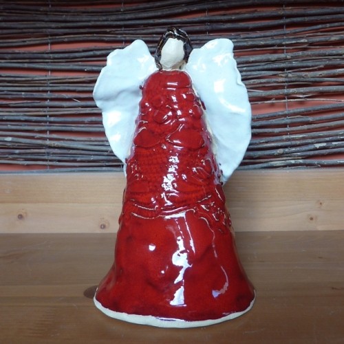 czerwony anioł pogodna pracownia ceramiczna