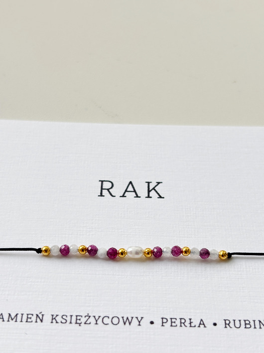 bransoletki na sznurku Zodiak bransoletka RAK