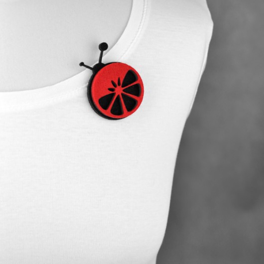 FeltLadybird 4 felt label