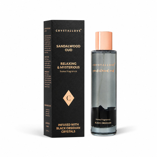 zapachy - inne CRYSTALLOVE Sandalwood Oud & Black Obsidian Mgiełka Zapachowa do Wnętrz 100 ml