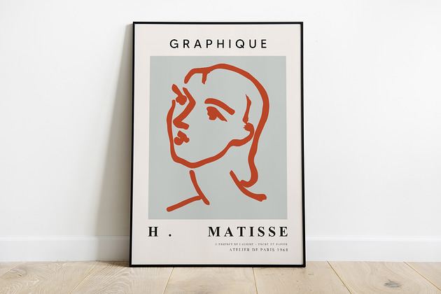 Henri Matisse  inspiracja, plakat wystawowy Pas De LArt