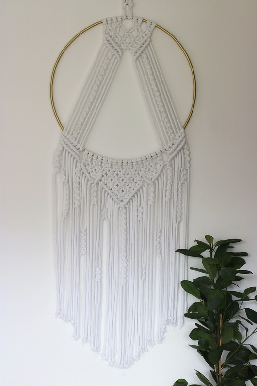 Makrama na ścianę No3,  dreamcatcher  SBN Design