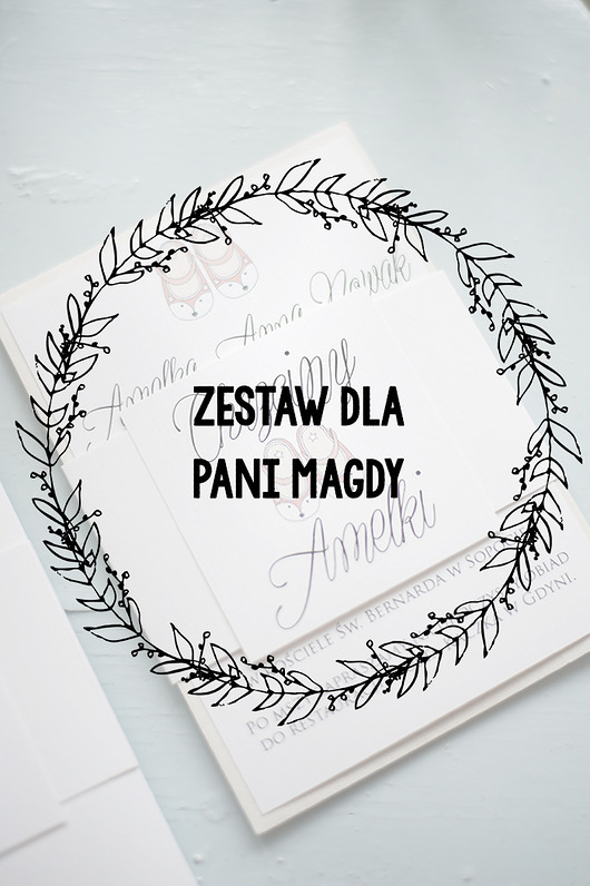Zestaw dla Pani Magdy BABY SHOES I Papel