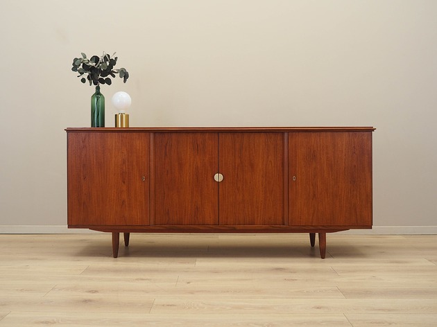 komody Sideboard tekowy, duński design, lata 70, produkcja: Dania
