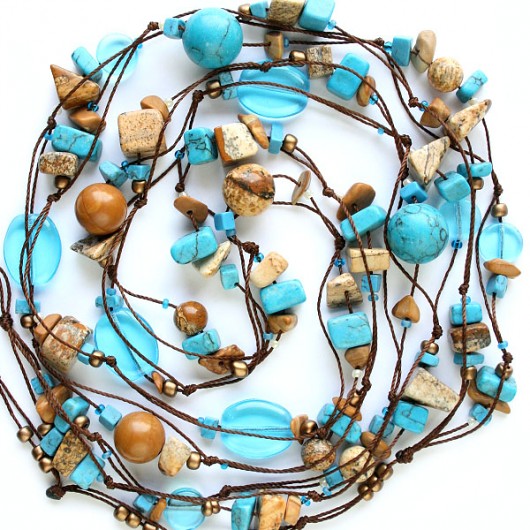 dłuuugie korale: santorini mix (zamówienie) alter trendy mody