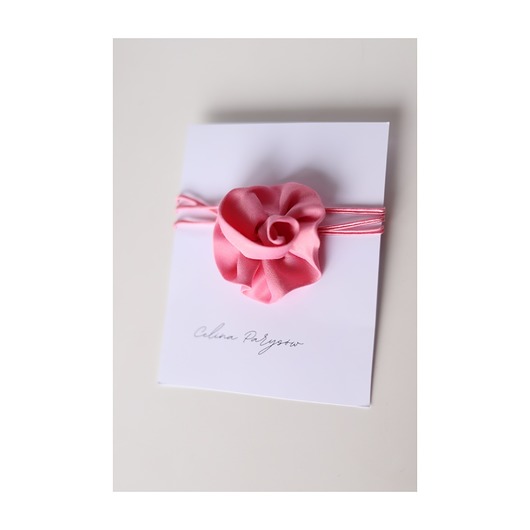 chokery Mały różowy  choker