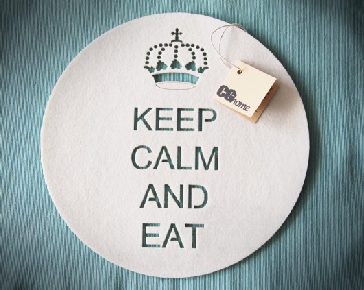 KEEP CALM (4 duże podkładki) Cghome