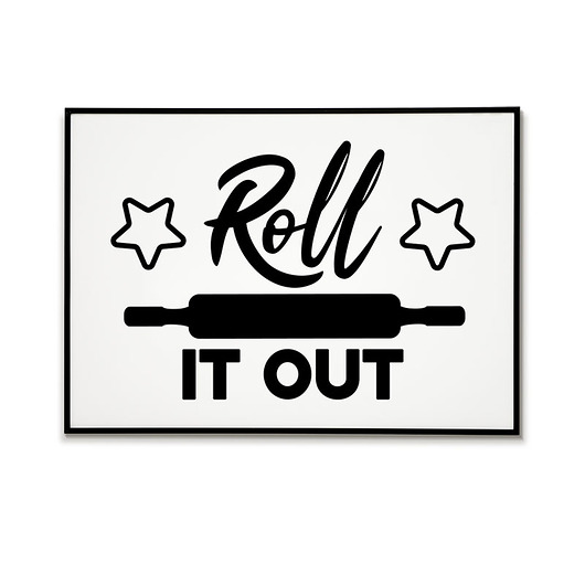 plakaty Plakat motywacyjny z napisem ROLL IT OUT