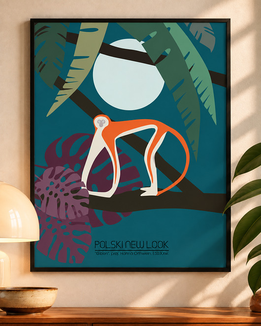 plakaty Plakat Fine Art giclee Gibon rudy. Polski New Look