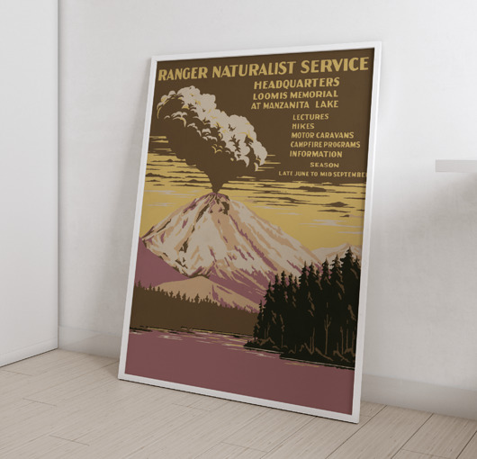 plakaty Plakat Vintage Retro Landscape