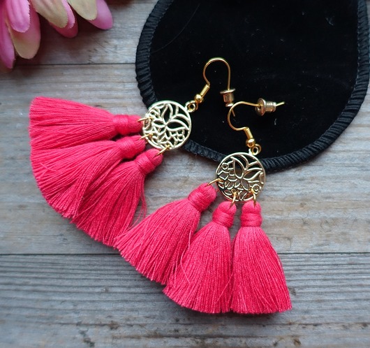 Boho Love -kolczyki z chwostami Mró Soutache