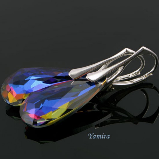 kryształ Swarovski Crystal Volcano (24mm) - kolczyki yamira