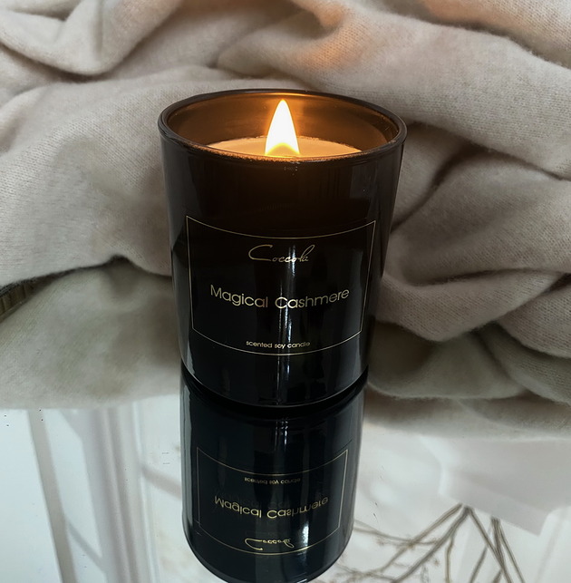 świeczniki i świece Ekologiczna naturalna świeca sojowa naturalna 160 gram (wybierz zapach)