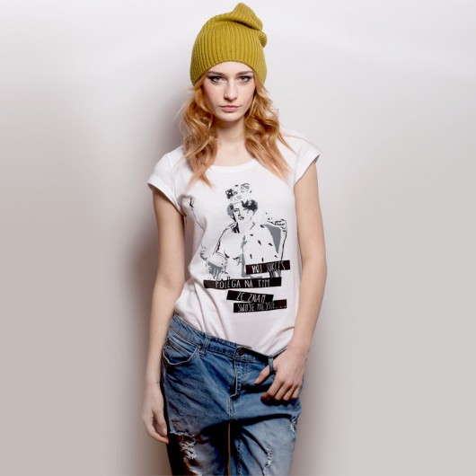 T-shirt by Marta Frej ZNAM SWOJE MIEJSCE CADOaccessories