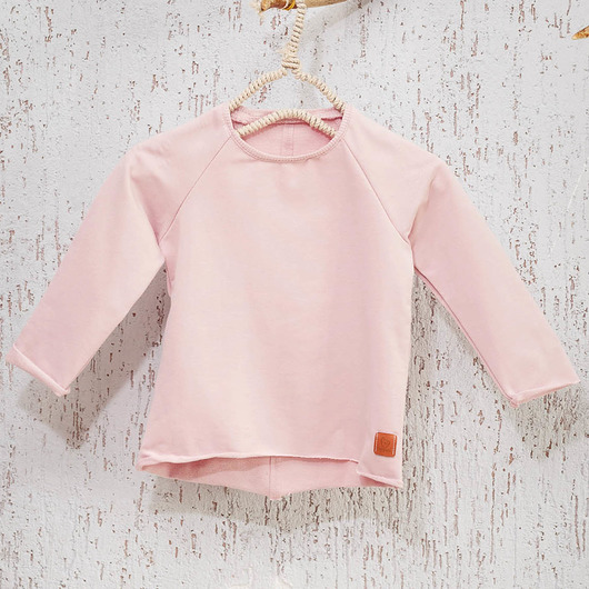 Bluza basic - pudrowy róż Benni