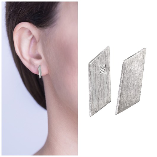 kolczyki  przecinki/ gold Daria Siwiak Jewellery