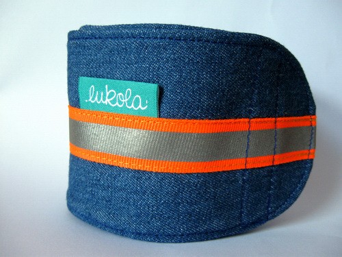 Rowerowa Opaska Nogawkowa Bluejeans S lukola