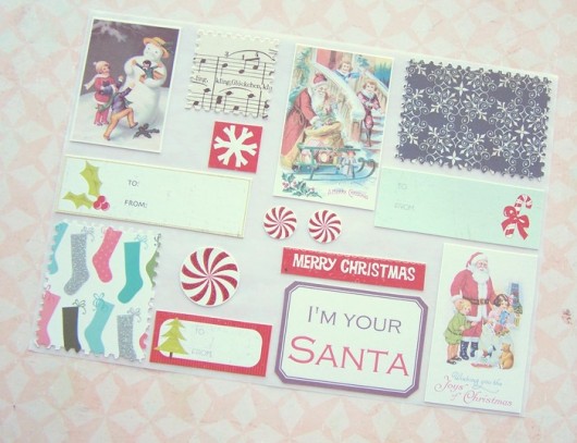 -50% Hello Santa - zestaw grubych naklejek Not Only Paper