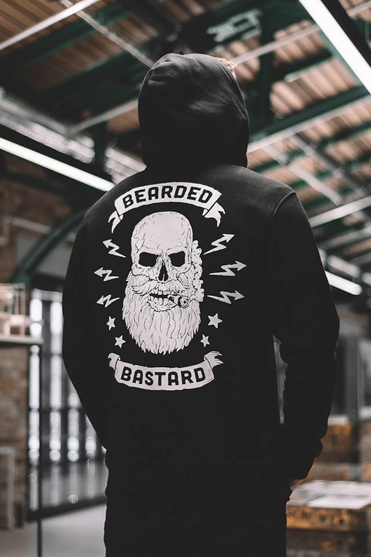 bluzy męskie Bluza Bearded Bastard
