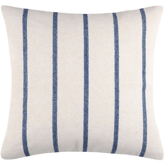 poduszki i narzuty Poduszka dekoracyjna w paski 50x50 cm RIGHE niebieska