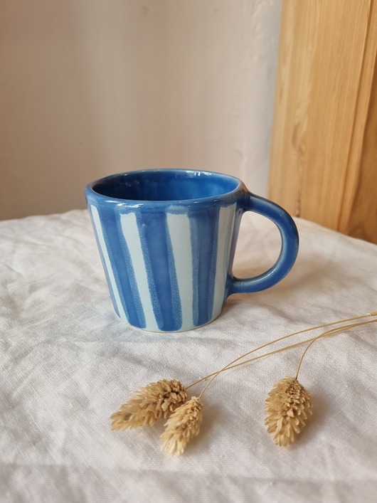 kubki Kubek ceramiczny PASKI