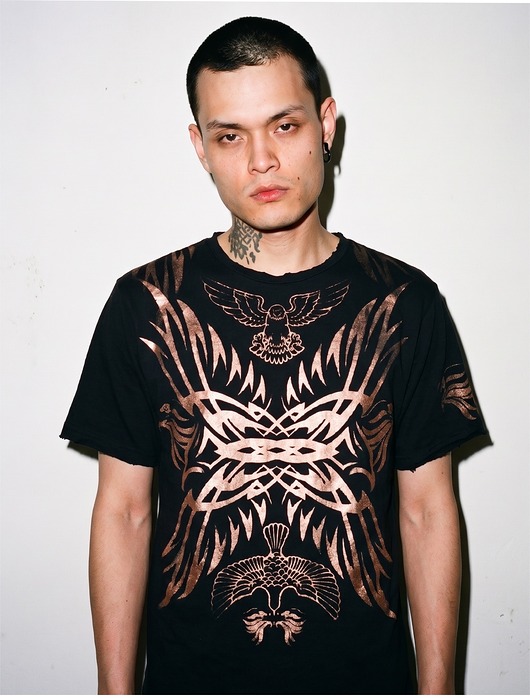 t-shirty męskie T-shirt EAGLEs / glitch print