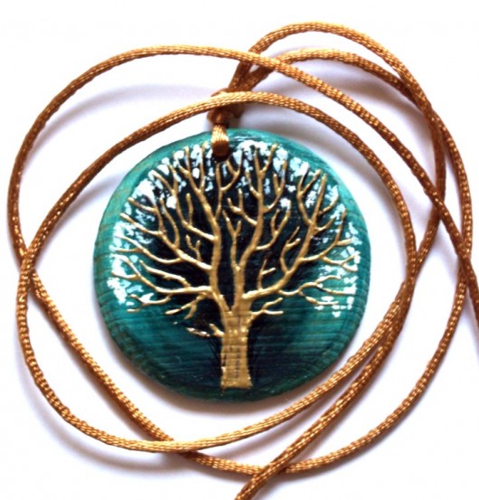 Gold Tree abstrakcja
