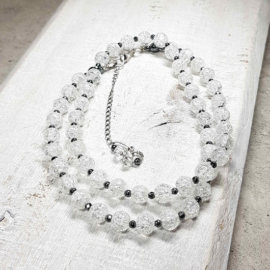 korale Korale kryształ górski lodowy   (kors23)