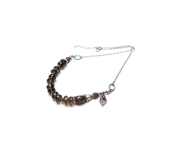 korale Wiśnie w czekoladzie vol.2 - naszyjnik