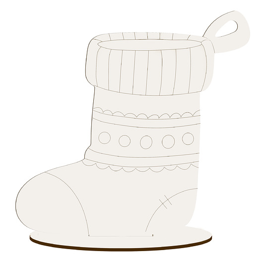 dekoracje świąteczne Ozdoba na Półkę Stół Święta Figurka Drewniana Stojąca na Podstawce 10