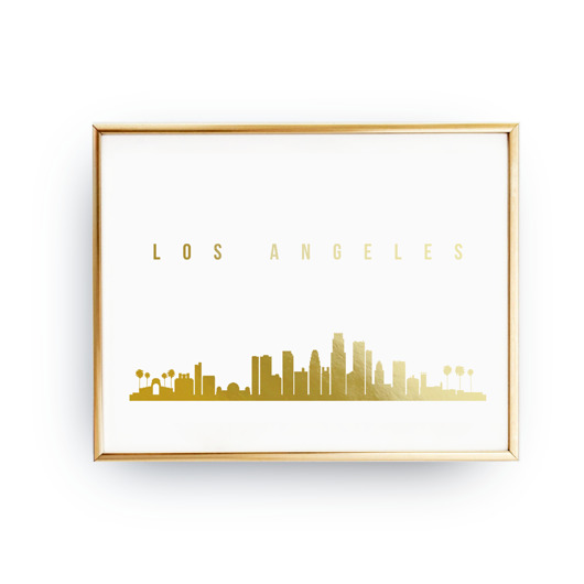 Plakat Los Angeles, Złoty Druk ZlotePlakaty
